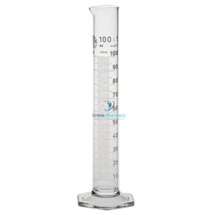 Graduated Cylinder Glass - 100ml - OnlinePharmacy