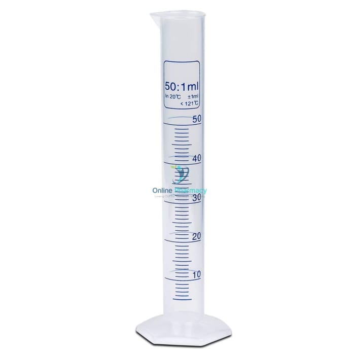 Graduated Cylinder Plastic - 50ml - OnlinePharmacy