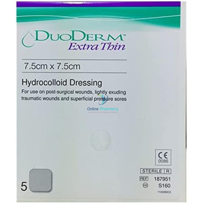 Granuflex Duoderm Dressings S160 7.5cm X 7.5cm - 5 Pack - OnlinePharmacy