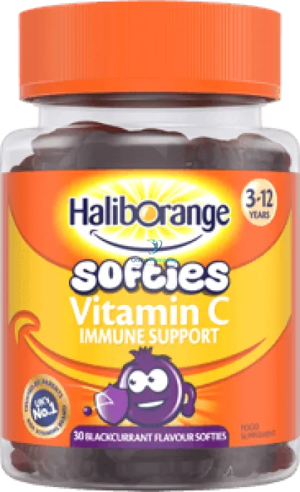 Haliborange 3-12 Years Vitamin C Immune Support - 30 Blackcurrant Flavour Softies