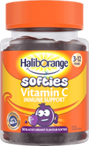 Haliborange 3-12 Years Vitamin C Immune Support - 30 Blackcurrant Flavour Softies