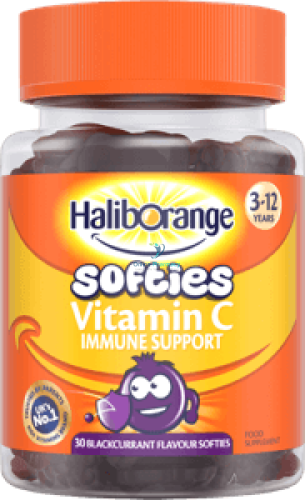 Haliborange 3-12 Years Vitamin C Immune Support - 30 Blackcurrant Flavour Softies