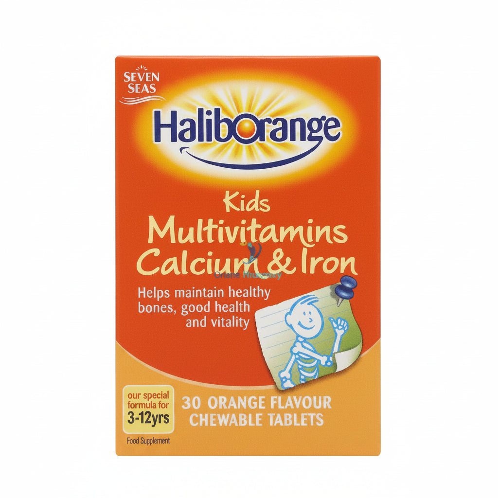 Haliborange Calcium & Iron Multivitamin Chewable Tablets - 30 Pack - OnlinePharmacy