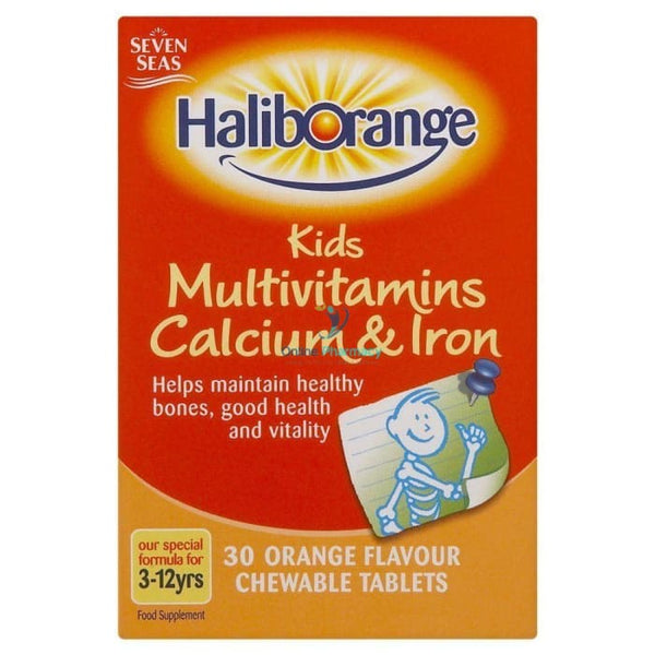 Haliborange Calcium & Iron Multivitamin Chewable Tablets - 30 Pack - OnlinePharmacy