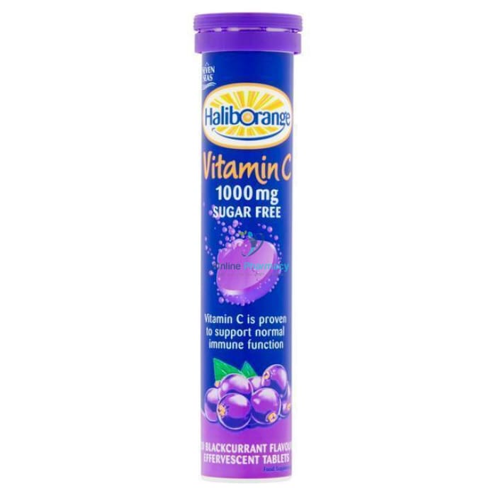 Haliborange Effervescent Vitamin C Blackcurrent - 20 Pack - OnlinePharmacy