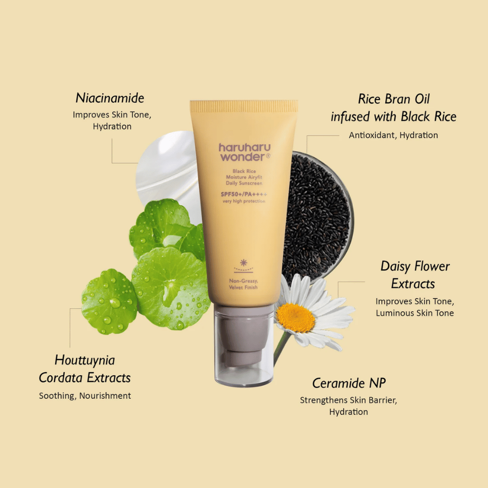 haruharu wonder Moisture Airyfit SPF50 Daily Sunscreen 50ml