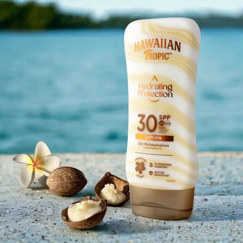 Hawaiian Tropic Hydrating Sunscreen Lotion SPF 30 - 180ml