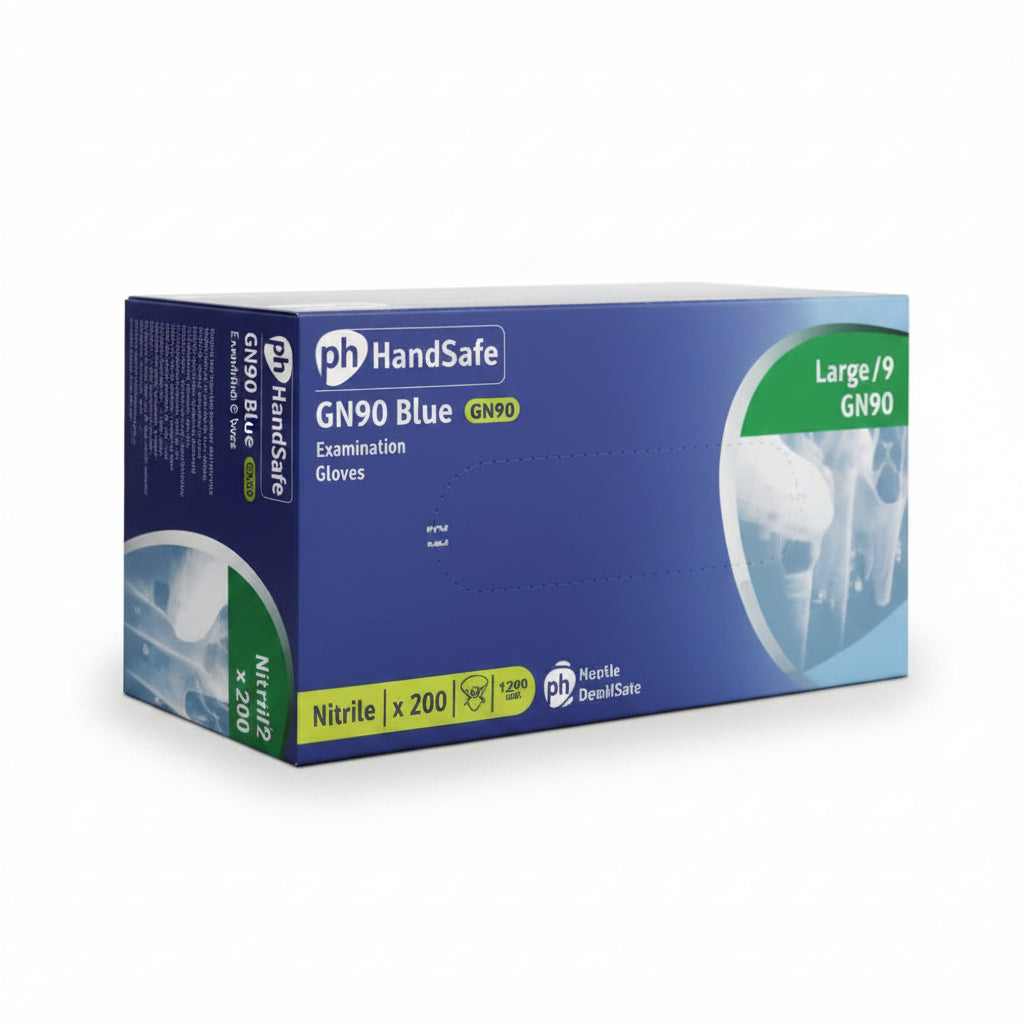 Handsafe Blue Nitrile Gloves - 200 Pack (Large)