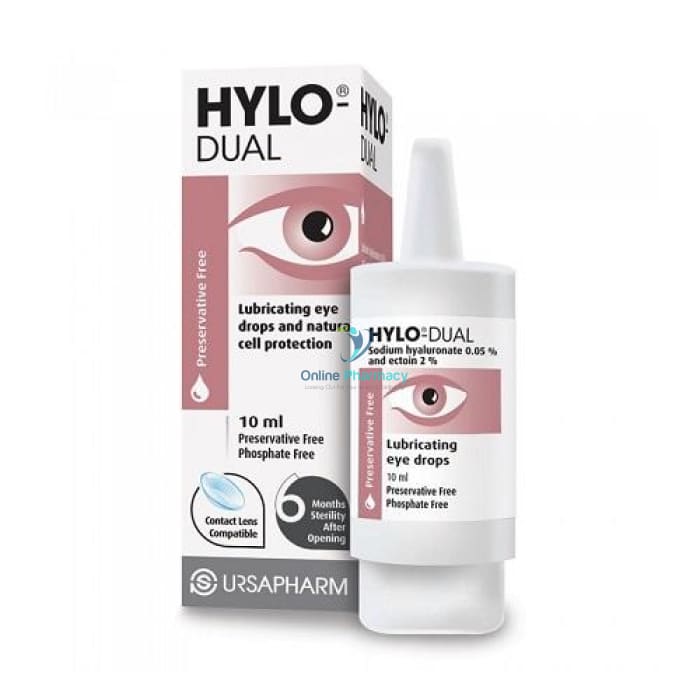 Hylo-Dual Preservative Free Eye Drops 7.5ml - OnlinePharmacy