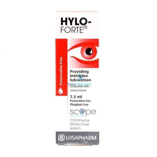 Hylo-Forte Eye Drops Preservative Free - 7.5ml - OnlinePharmacy