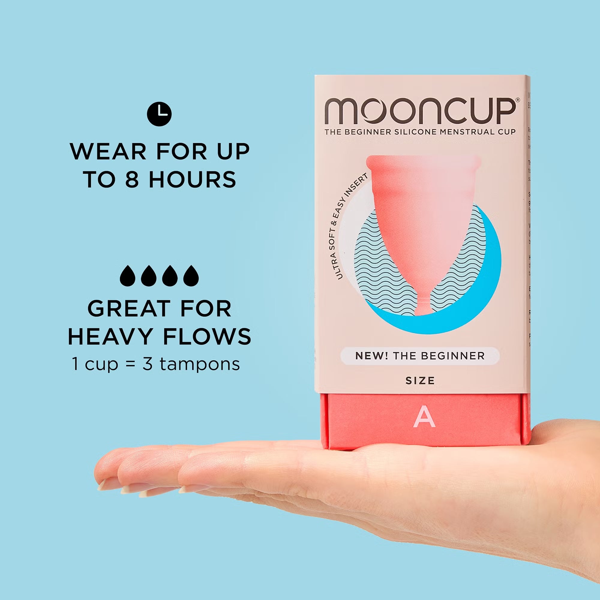 Mooncup Beginner/Soft Menstrual Cup Size A