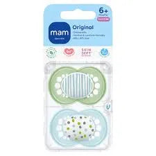 Mam Original Soother 6 months+ - 2 Pack Boy