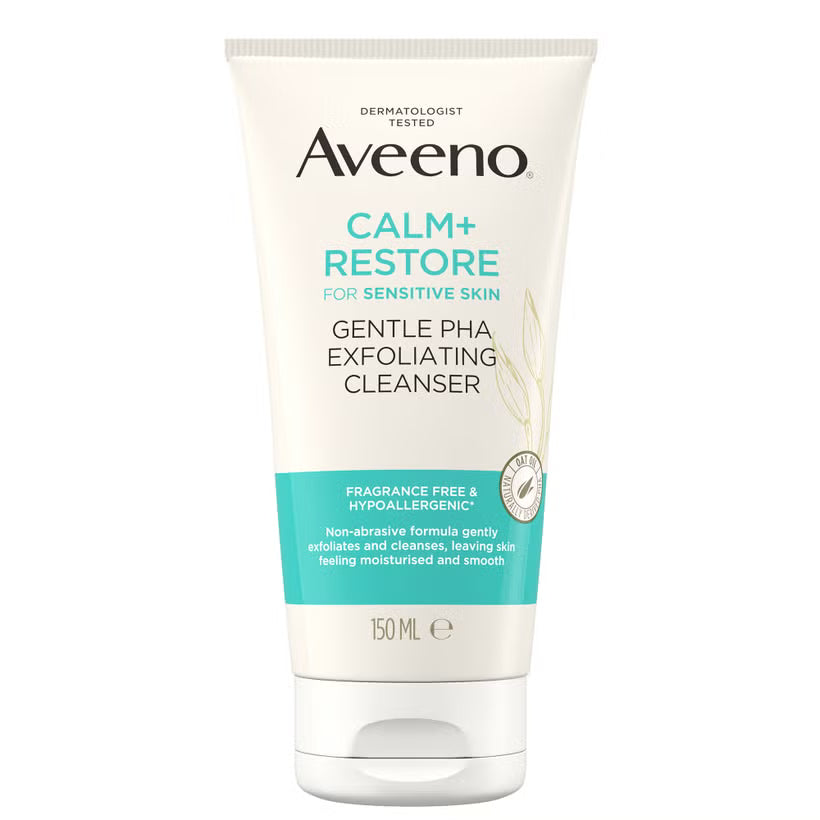 Aveeno Calm + Restore Gentle PHA Exfoliating Cleanser - 150ml