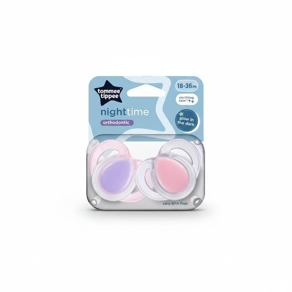 Tommee Tippee Night Time Soother ( 18-36m ) - 2pk