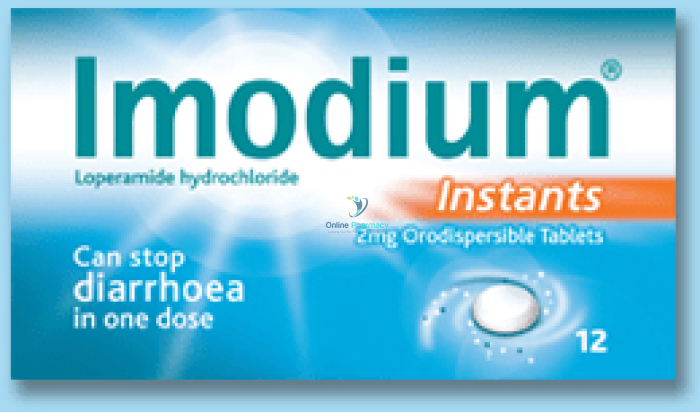 Imodium Instants Orodispersible Tablets - 12 Pack - OnlinePharmacy