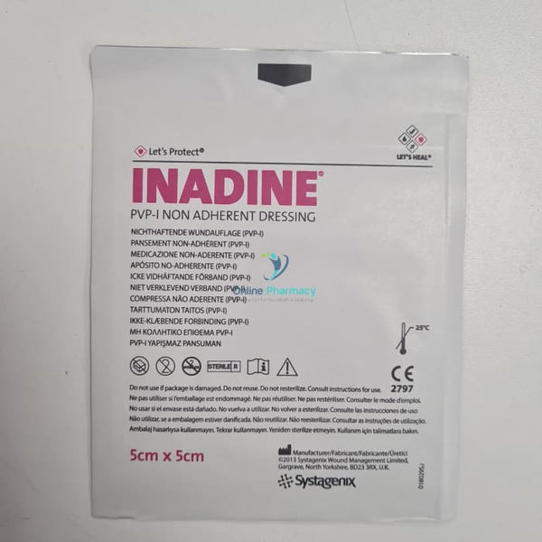Inadine Iodine Dressings - 5Cm X (Single/Individual Dressing)