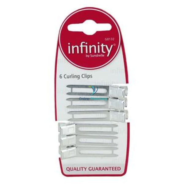 Infinity Curling Clips - 6 Pack Hair Claws &
