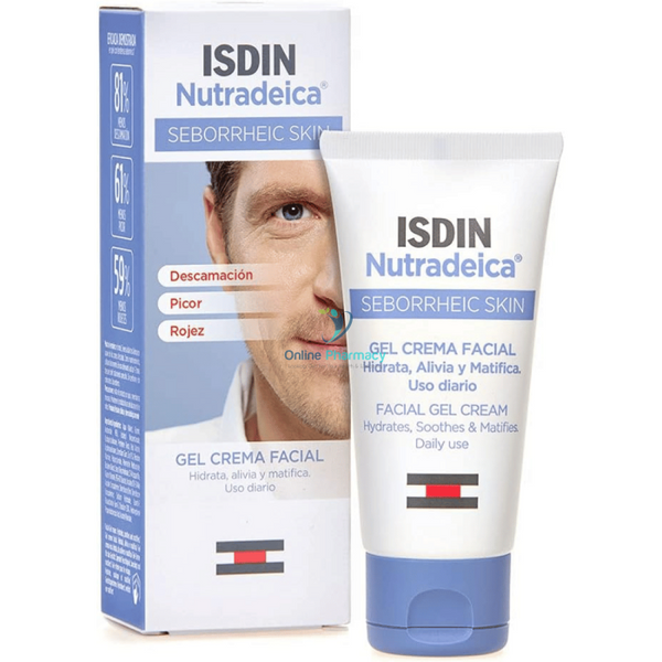 Isdin Nutradeica Facial Gel - Cream Seborrheic Skin 50Ml