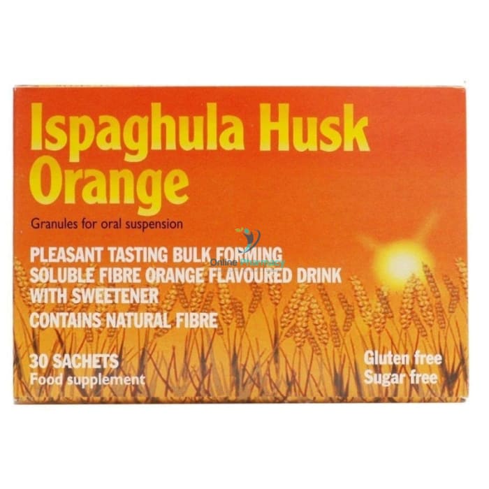 Ispaghula Husk Orange (Similar to Fybogel) - 30 Sachets - OnlinePharmacy