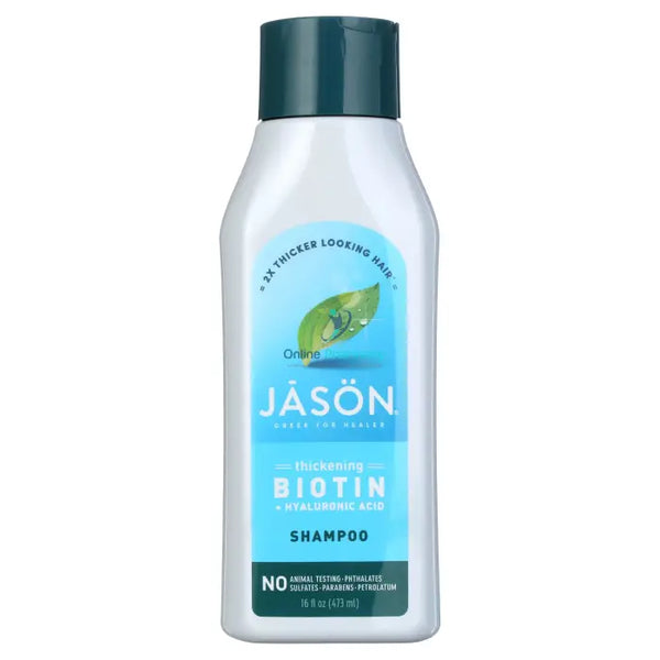 JĀSÖN Thickening Biotin + Hyaluronic Acid Shampoo - 473ml - OnlinePharmacy