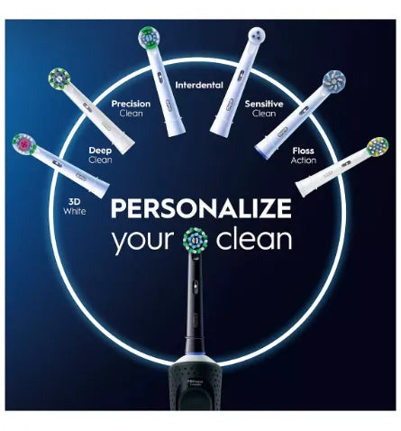 Oral-B Vitality Pro Black & Lilac Electric Toothbrush Duo Pack