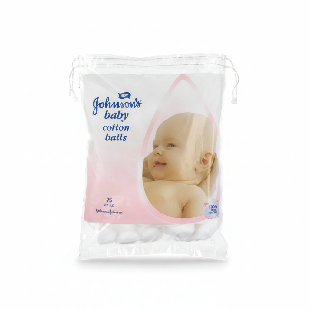 Johnsonâ€™s Baby Cotton Balls - 75 Pack
