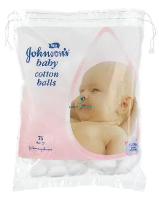 Johnsonâ€™s Baby Cotton Balls - 75 Pack