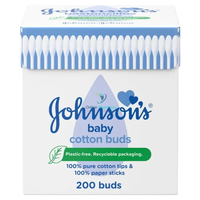Johnson's Baby Cotton Buds - 200 Pack