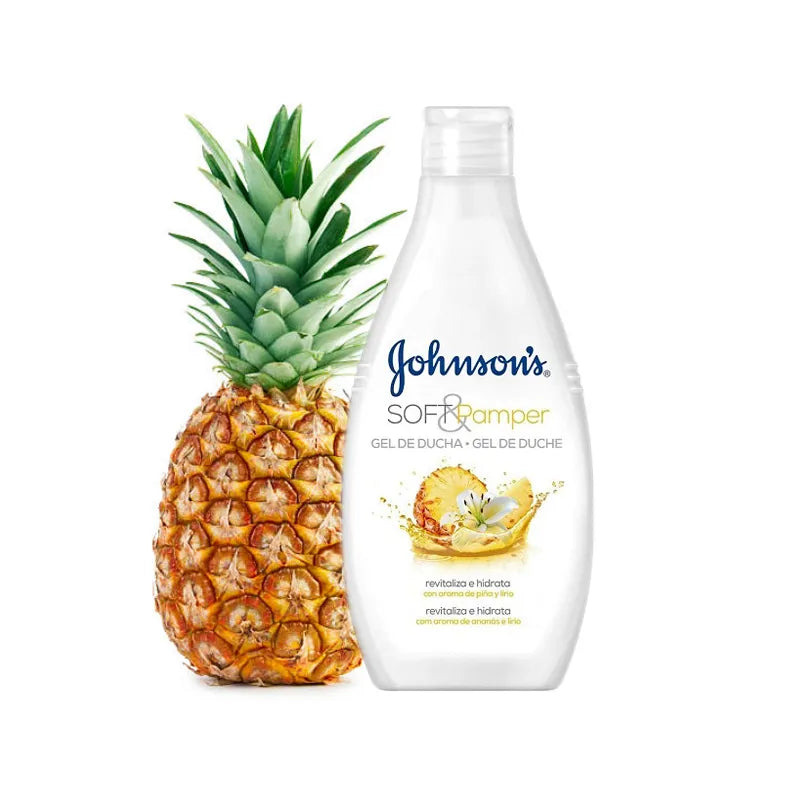 Johnsons Soft & Pamper Bosy Wash with Pineapple & Lily Aroma - 400ml