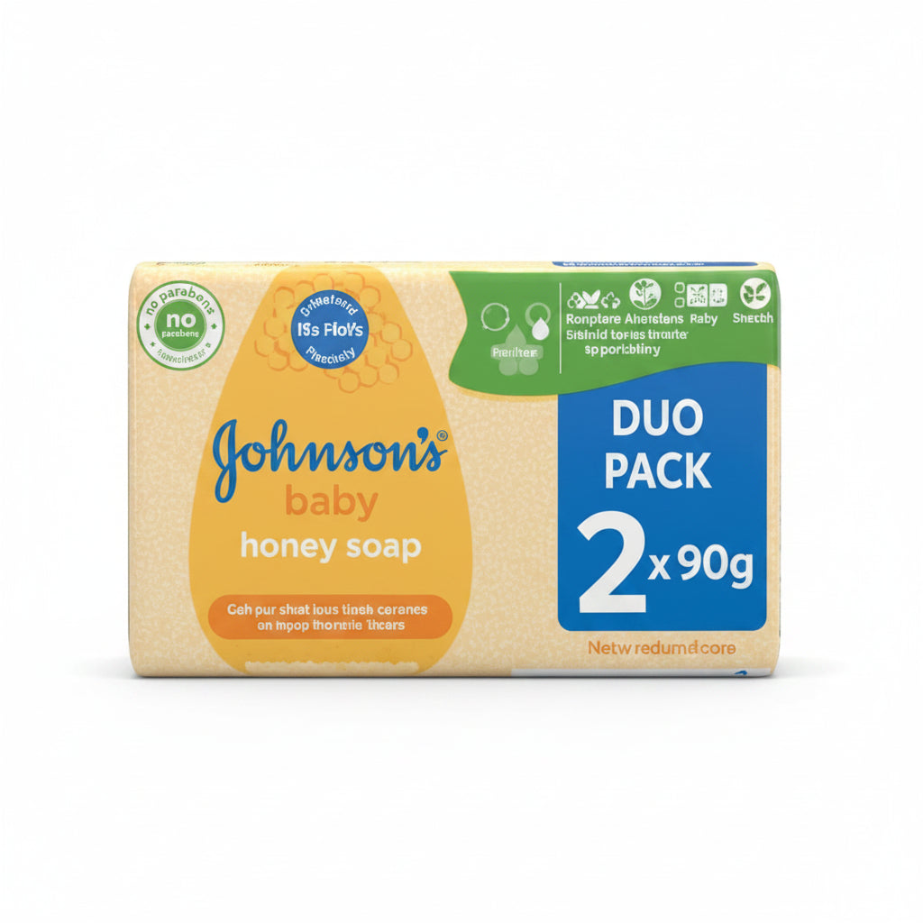 Johnsons Baby Soap Honey 90g - 2 Pack