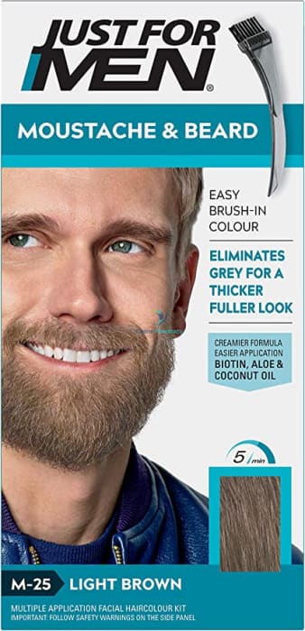 Just For Men Beard Light Brown - 1 Pack - OnlinePharmacy