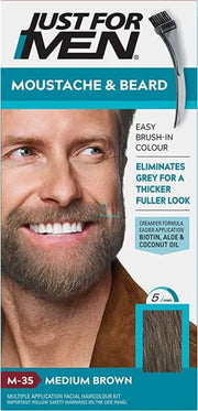 Just For Men Beard Medium Brown - 1 Pack