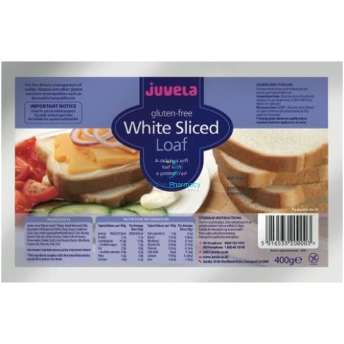 Juvela Gluten Free Sliced Loaf - OnlinePharmacy