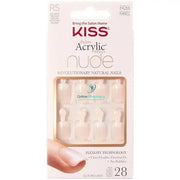 Kiss Acrylic Frech Nails Real Short False