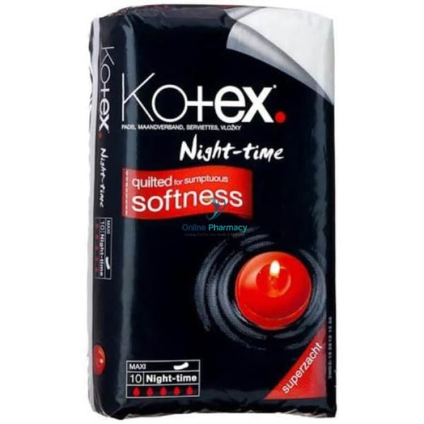 Kotex Maxi Night-Time - 10 Pack - OnlinePharmacy