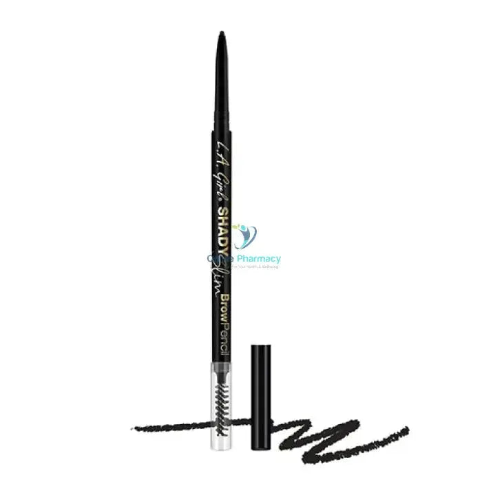 LA Girl Shady Slim Brow Pencil - GB360 Black - OnlinePharmacy