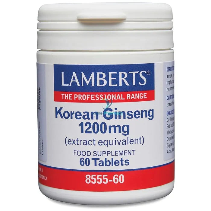 Lamberts Korean Ginseng 1200Mg - 60 Pack Vitamins & Supplements