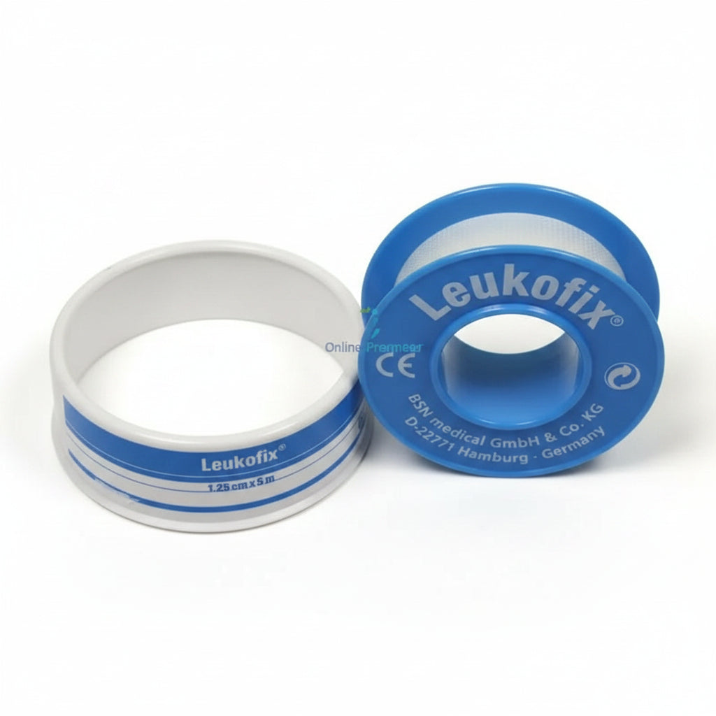 Leukofix Clear Easy Tear Adhesive Tape - 1.25cm x 5m