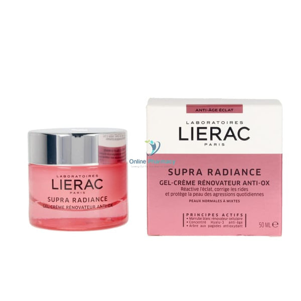 Lierac Supra Radiance - Anti - Ox Renewing Cream - Gel 50Ml Skin Care