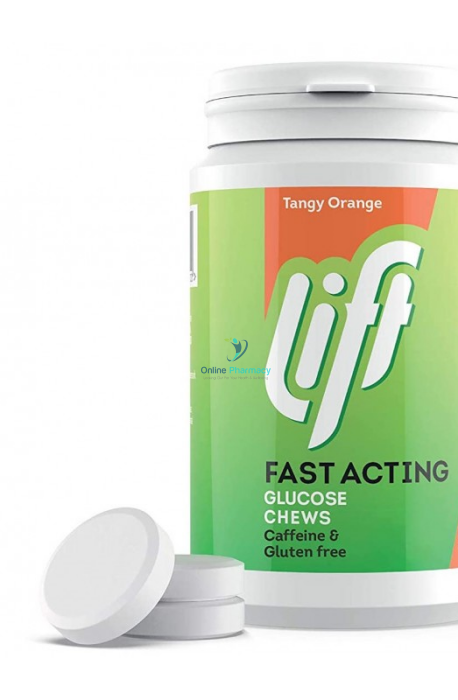 Lift Glucose Chews Orange - 10 Pack Diabetes Care