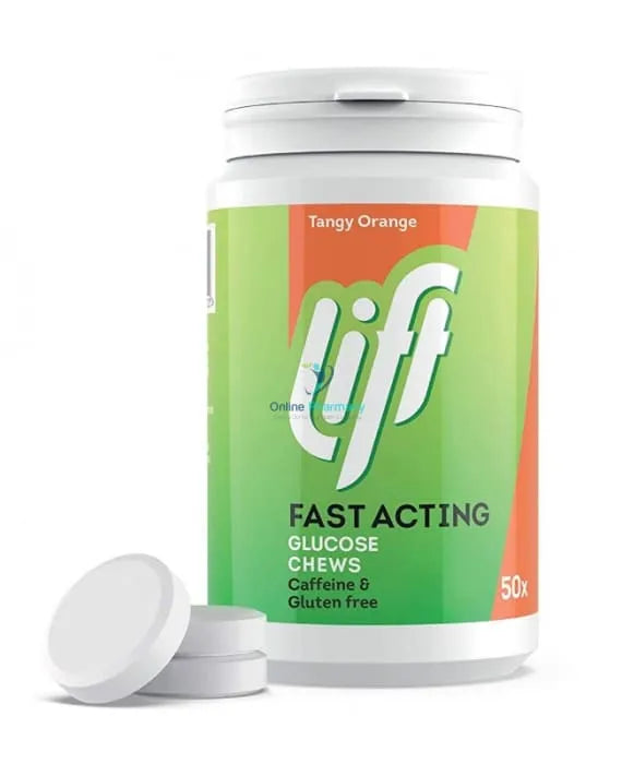 Lift Glucose Chews Orange - 50 Pack