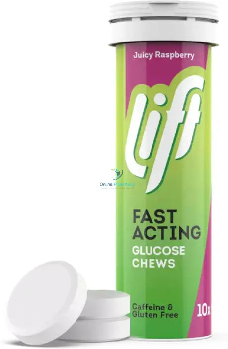 Lift Glucose Chews Raspberry - 10 Pack Diabetes Care
