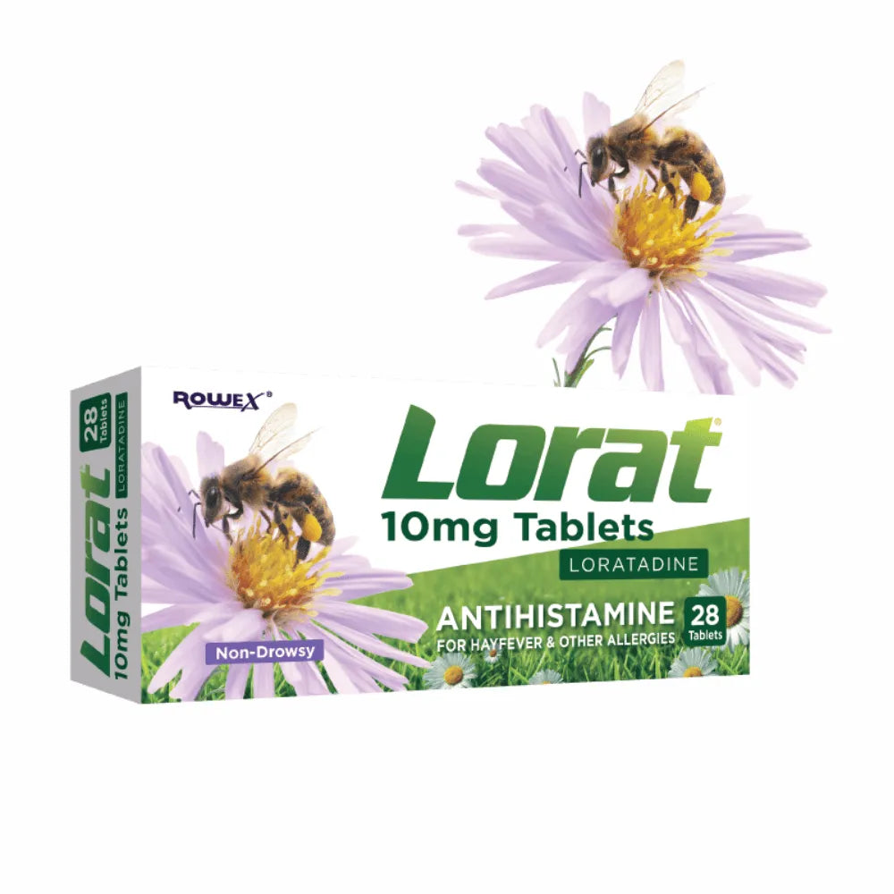 Lorat 10mg Loratadine Tablets - 28 pack
