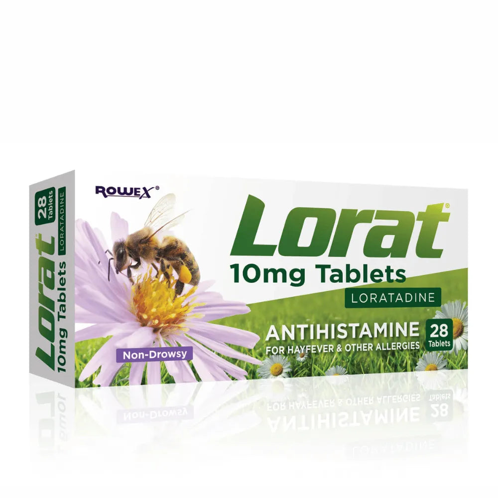 Lorat 10mg Loratadine Tablets - 28 pack