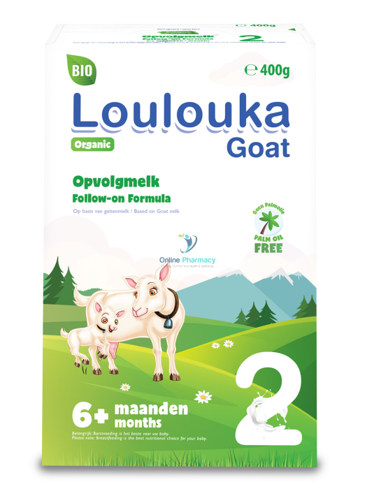 Loulouka Stage 2 Organic Follow-On Formula (Goat) - 400g - OnlinePharmacy