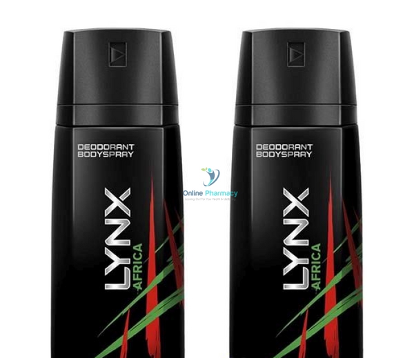 Lynx Body Spray Africa Twin - 150Ml X 2 Pack