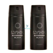 Lynx Body Spray Black Twin - 150ml x 2 Pack