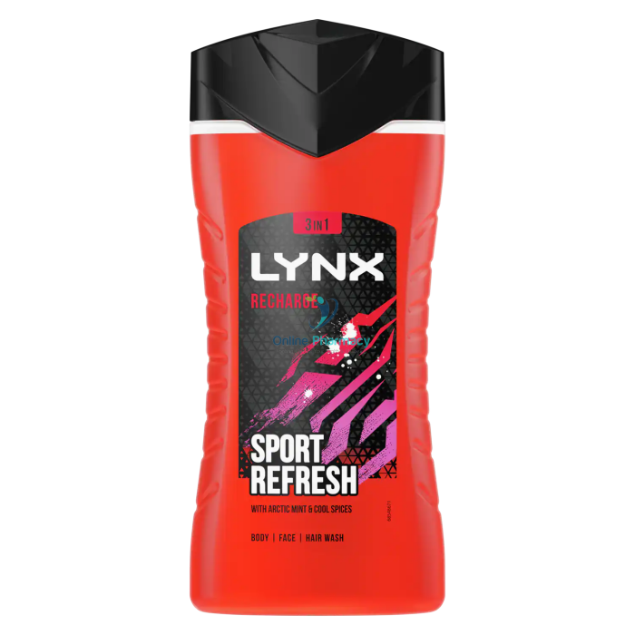Lynx Shower Recharge & Energy - 225ml x 2 Pack - OnlinePharmacy