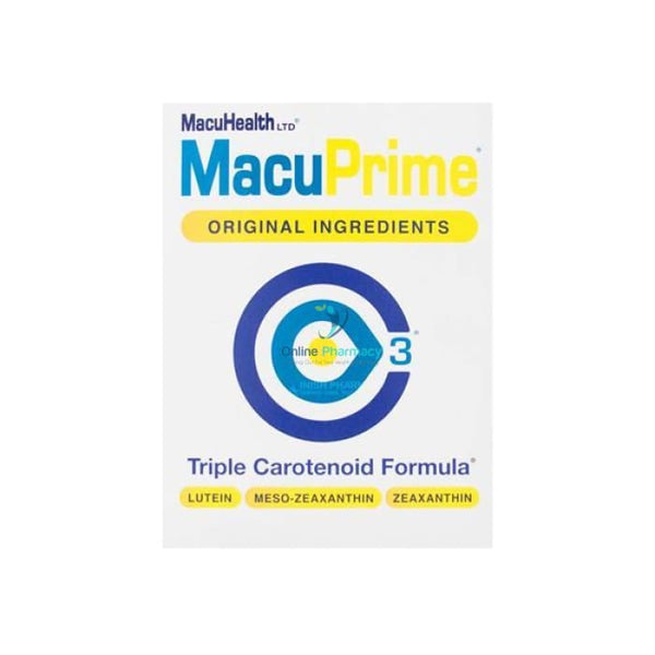 MacuPrime Triple Carotenoid Formula - 30/90 Pack - OnlinePharmacy