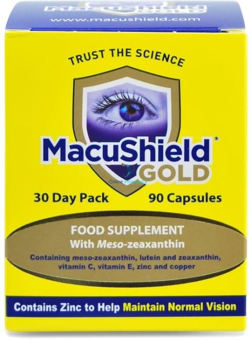 MacuShield Gold Eye Supplement Capsules - 90 Pack - OnlinePharmacy